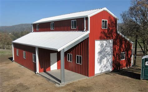 metal buildings that look like houses|steel building converted to home.